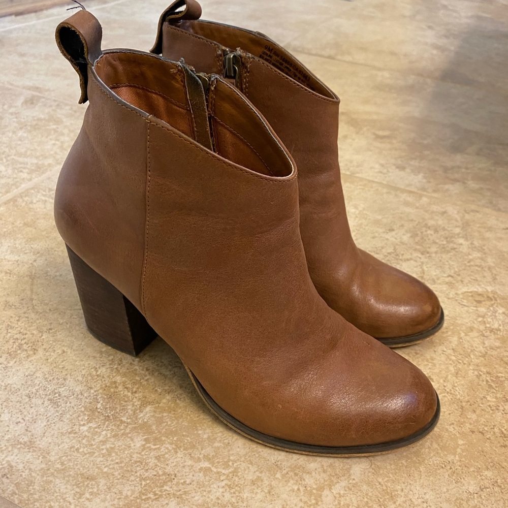 Nordstrom BP Cognac Booties